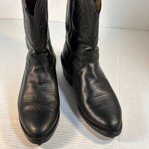 Mens Size 8.5 Black Western Boots